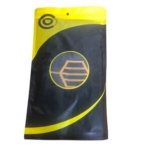 Cambivo 2 pack knee sleeves black/yellow Sz Medium. New